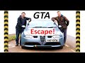 Escaping in a hot Alfa Romeo 147 GTA!!