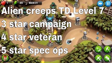 Alien Creeps TD Level 7 Without Any Extra Hero