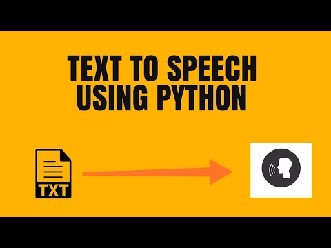 TEXT TO SPEECH USING PYTHON