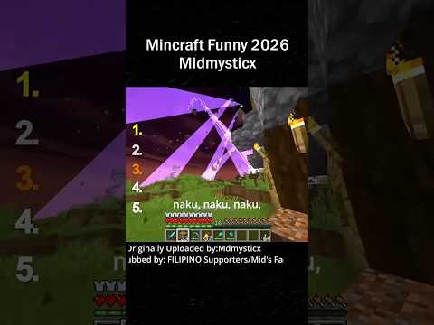 minecraft funny moment 2026 - Midmysticx's (TAGALOG) @Midmysticx  #minecraf##viral#minecraftmeme