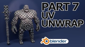 Blender 2.9 Tutorial - Stylized Character Modeling - Part 7 of 9: UV Unwrapping