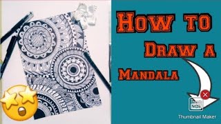 Circular pattern design [Mandala] # step by step#art# creative#