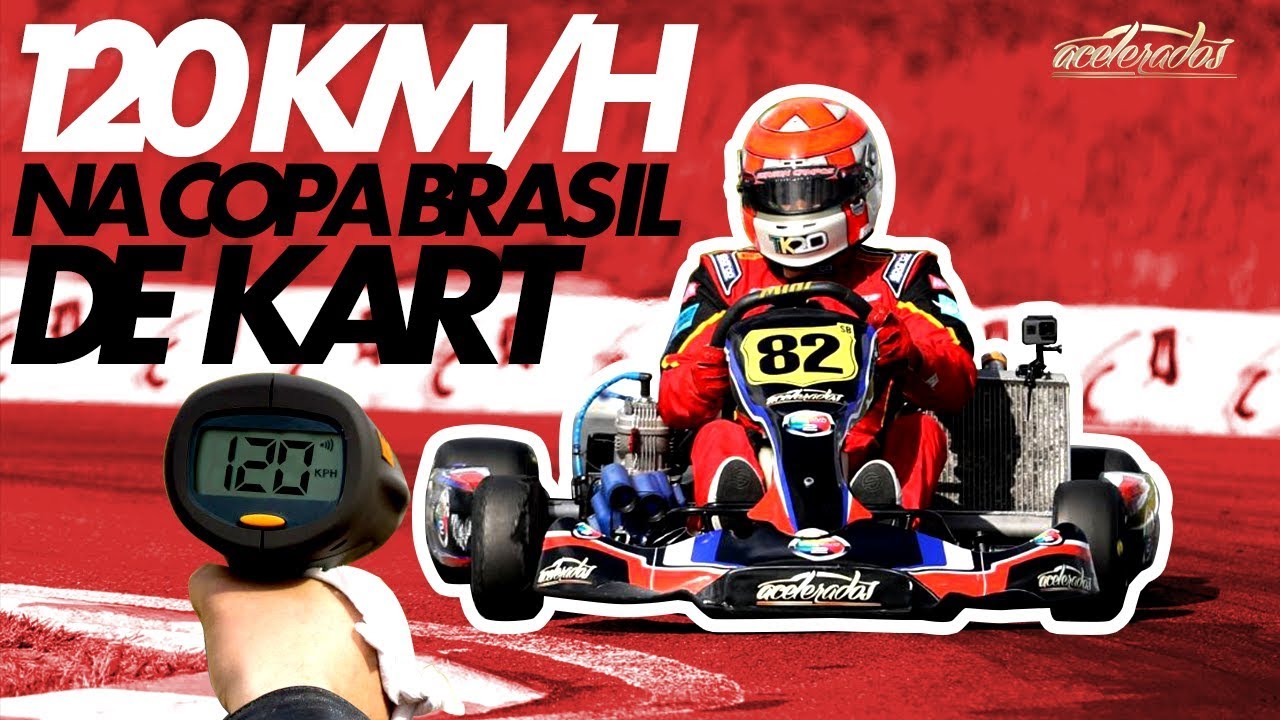 Pilotos de kart aceleram em corrida este fim de semana