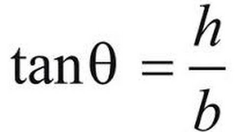 Excel : Using TAN Function