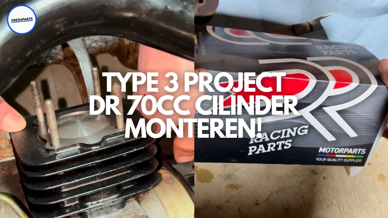 DR 70cc Cilinder Monteren | Type 3 Project | Fresh Parts