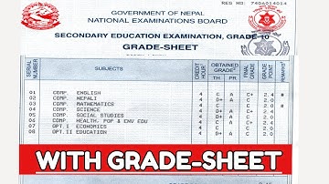SEE Result 2075 2076 | Check SEE Result 2076 with Gradesheet