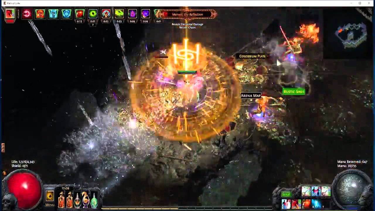 2.1.0 Man_Lvl_Five's Tri-Aura Tornado Shot Build Casual Mapping (Necropolis)