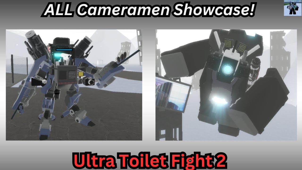 All Cameraman Characters Showcase in Ultra Toilet Fight 2