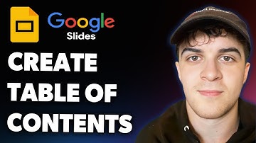 How to Create Table of Contents in Google Slides (clickable Links) (Full 2025 Guide)