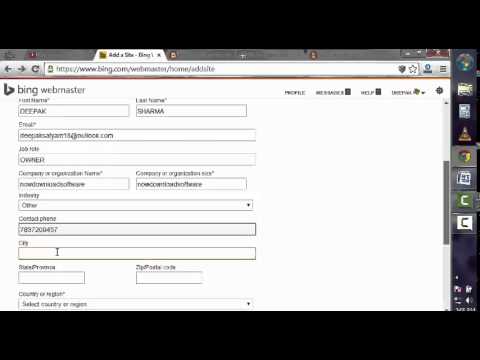 COMO SUBMETER WEBSITE PARA YAHOO WEBMASTER TOLL