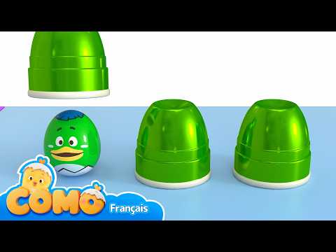Tour des gobelets ! Où est Como ? +Plus d’épisodes | Jeu surprise enfant | Pat Pat Como