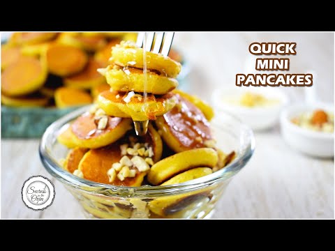 5 Minutes Mini Pancakes | Breakfast Pancake Cereal