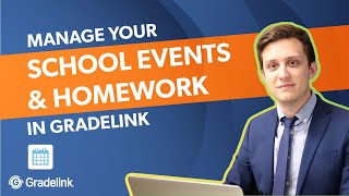 Manage your School Events and Homework Calendar using Gradelink Software screenshot 4