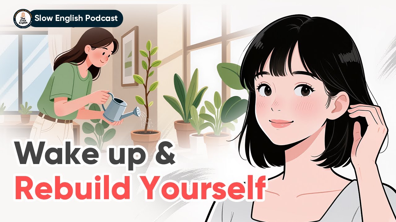 Wake Up & Rebuild Yourself | Slow English Conversation (B2–C1) | The Cozy English