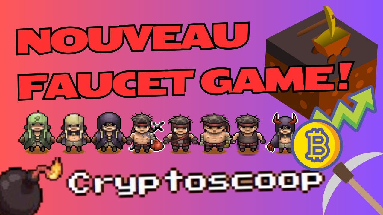 Cryptoscoop | présentation nouveau faucet GAME qui PAYE bien !