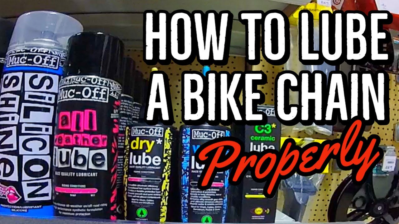 How to lubricate your bike chain properly- Bike Maintenance - MaxresDefault