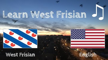 Learn before Sleeping - West Frisian (native speaker)  - with music