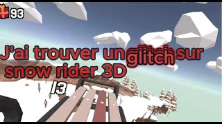 J'ai trouvé un glitch sur snow rider 3D Profile