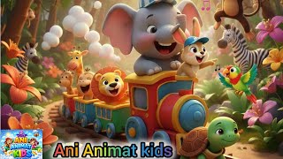 Elephant Kids baby train | Colour  songs | Lattets Rhyme Epi-8 | Ani Animat Kids \u0026 Nursery Rhymes