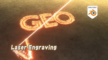 [Tut] Laser Engraving of Texts - Blender Geometry Nodes 3.0+ Field