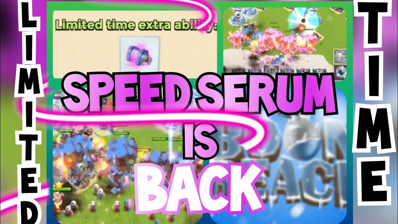 MECH's on SPEED SERUM!!! Attacking NPC bases using Speed serum W/ MECH's in Boom Beach