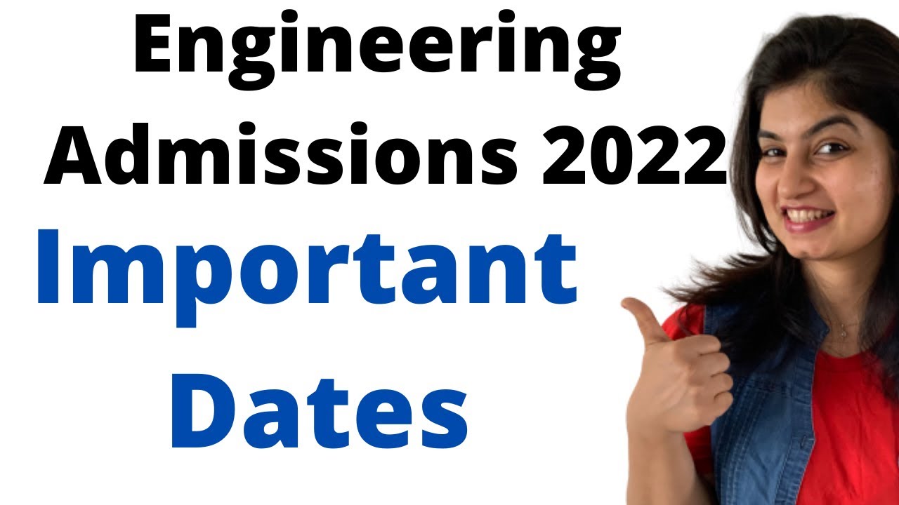 Engineering Admissions | Important Dates | ACPC