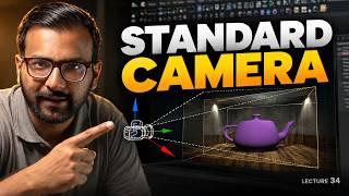 Full Lecture 34 | 3ds Max Standard Camera Explained | Setting up Camera & Understand Basic Controls Update