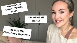 UK ADOPTION Q\&A | Changing our son's name? | Do we love our biological child more? | mollymamaadopt