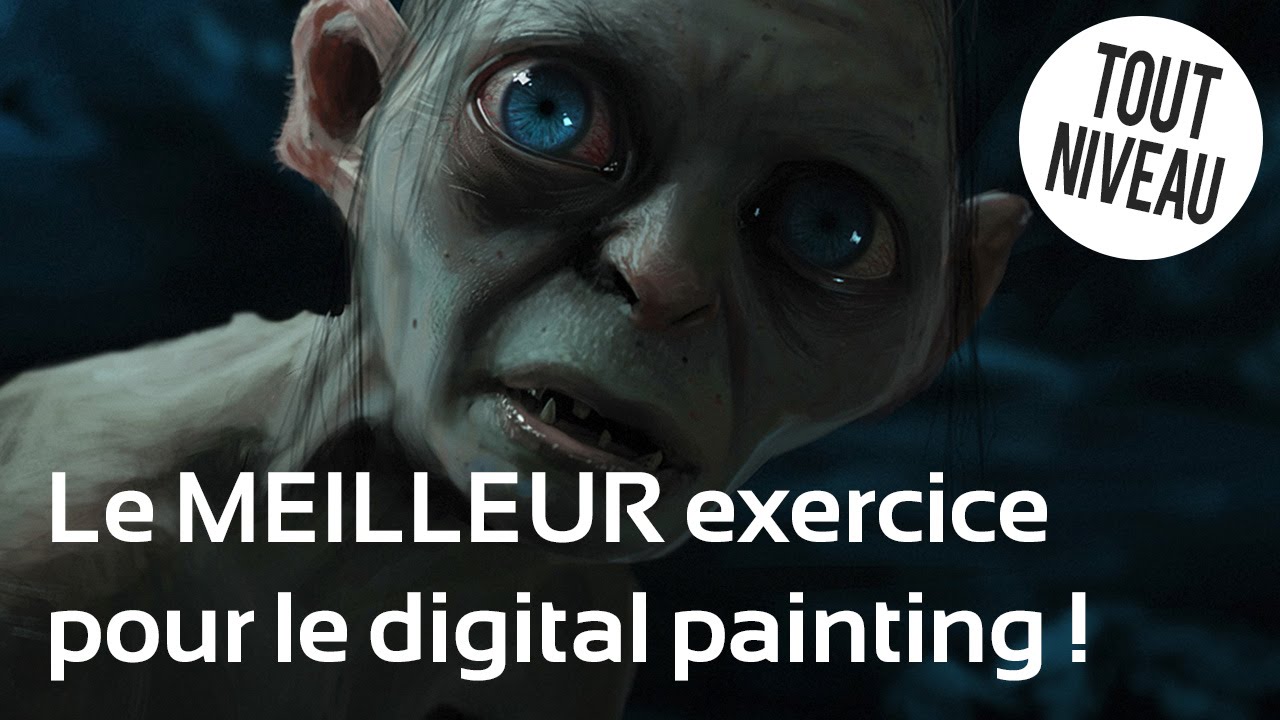 LE MEILLEUR exercice pour progresser en digital painting : Les Études