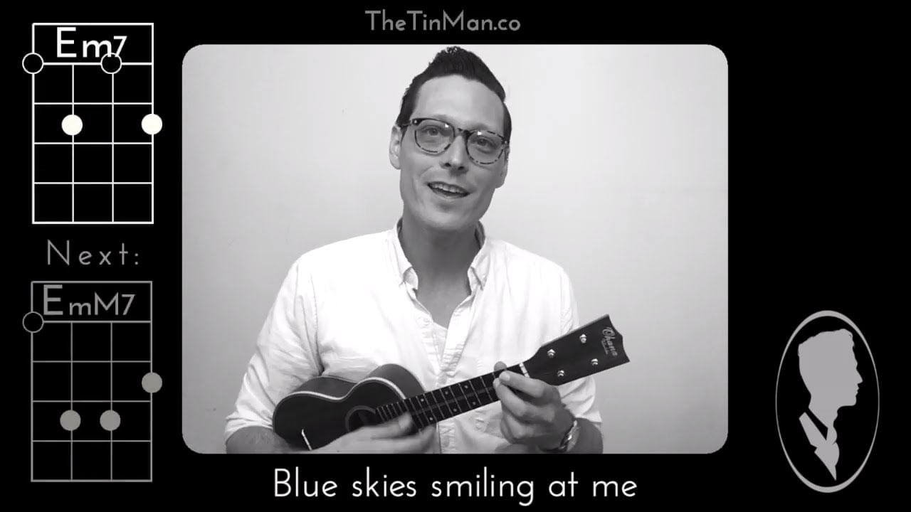 Blue Skies - Ukulele Play-Along (Chord Chart in Description)