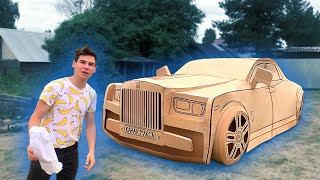 Роллс-Ройс Фантом Из Картона! | Rolls-Royce Phantom made of cardboard