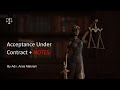 Acceptance under Contract || With Notes || Semestra Legal || Indian Contract Act