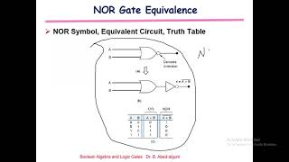 Lecture 7: Boolean Algebra