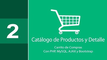 2- Catálogo de productos de carrito de compras con PHP, MySQL, AJAX y Bootstrap