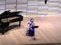 Melissa widzinski bach cello suite no 3 courante