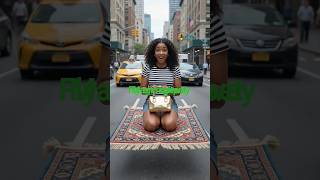 Stuck in traffic? I chose a magic carpet instead! Watch this impossible flight through the city
