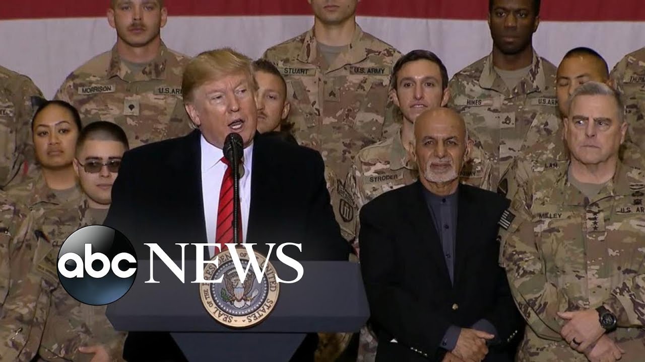 Trump makes surprise visit to troops in Afghanistan