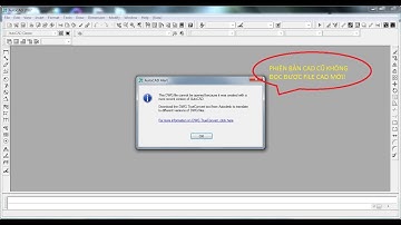 cách chuyển cad đời cao về cad 2007 có link full