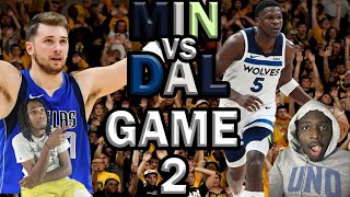 Dallas Mavericks vs Minnesota Timberwolves Full Game 2 Highlights REACTION!!