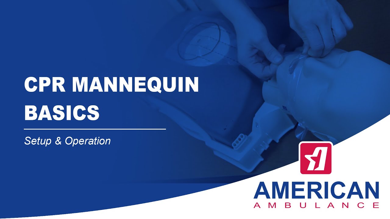 CPR Mannequin Basics Setup & Operation YouTube