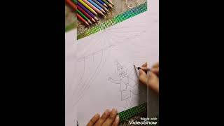 تعلم رسم السيرك بكل سهولة مع مس/أسماء🖌🖍❤