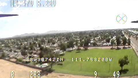 Testing out new GPS OSD module from hobbyking