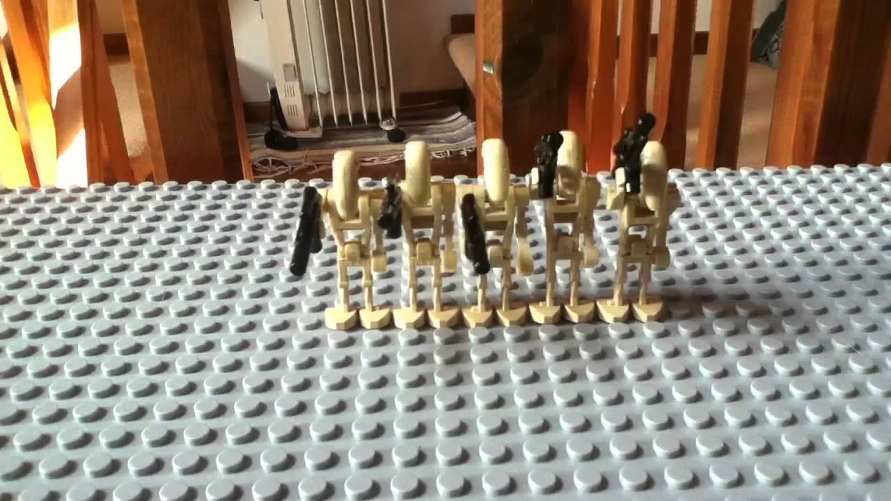 Lego Star Wars Droid Stop motion - YouTube