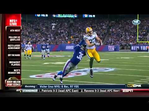 Sports science shows how Jordy Nelson made the sideline catch possible against the Giants.