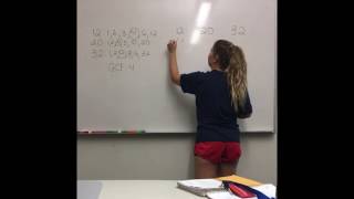 Math 10A Task 1: GCF
