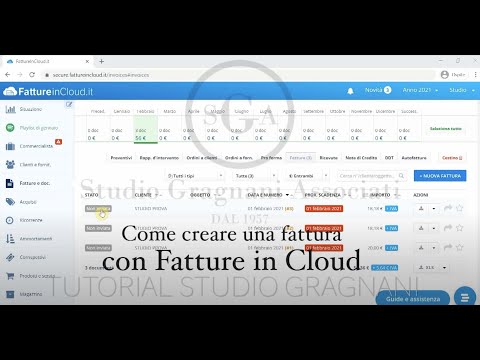 Preparare una fattura elettronica con fatture in cloud