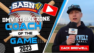 DMV Strike Zone Interviews Roosevelt Coach Zack Bridwell