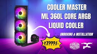 Cooler Master MasterLiquid 360L Core ARGB Liquid Cooler installation