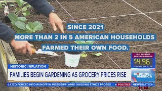Families begin gardening as grocery prices rise | Morning in America