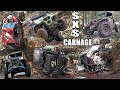 Sxs carnage nasty new trail system  rzr xp turbo 900s krx 1000 maverick sport xmr viking utv